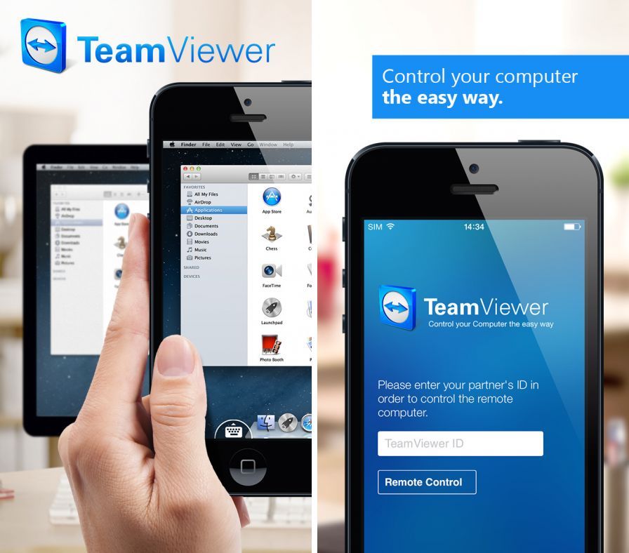 Application partage documents TeamViewer